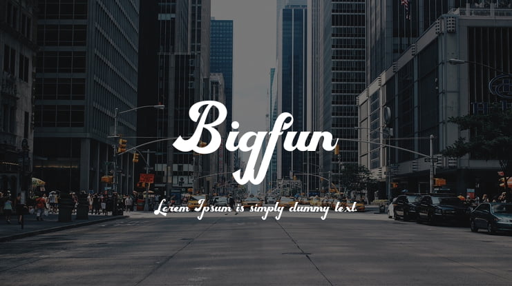 Bigfun Font