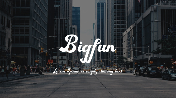 Bigfun Font
