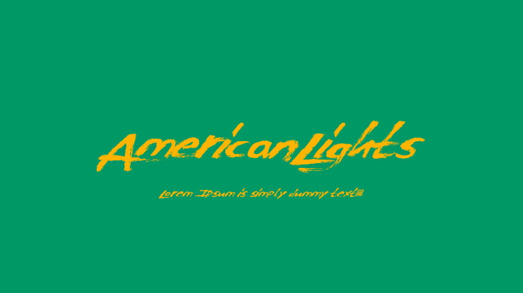AmericanLights Font