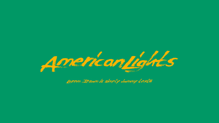AmericanLights Font