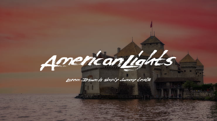 AmericanLights Font