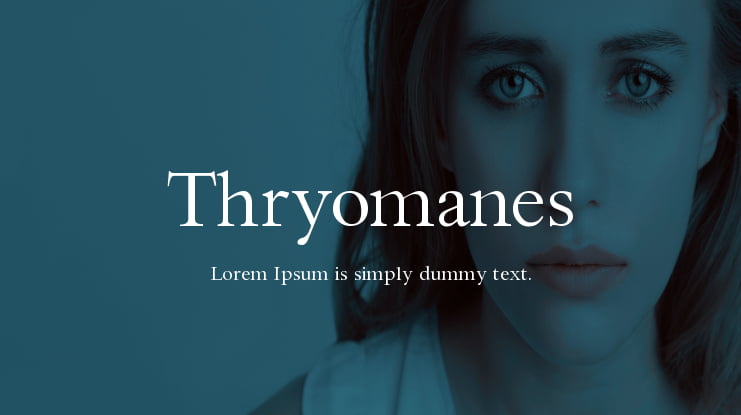 Thryomanes Font