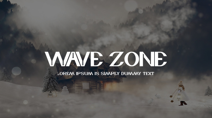 wave zone Font