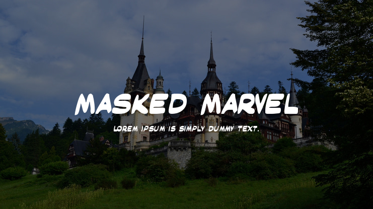 Masked Marvel Font Family