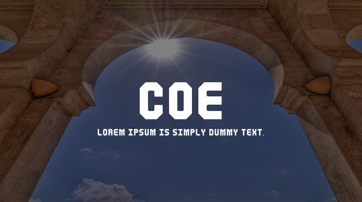 Coe Font