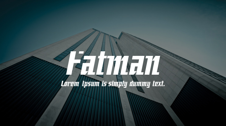Fatman Font