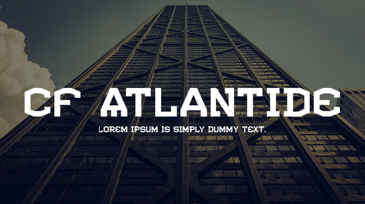 CF Atlantide Font