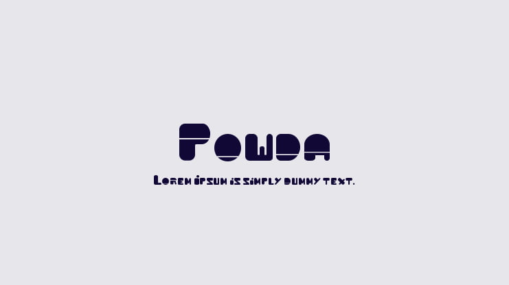 Powda Font