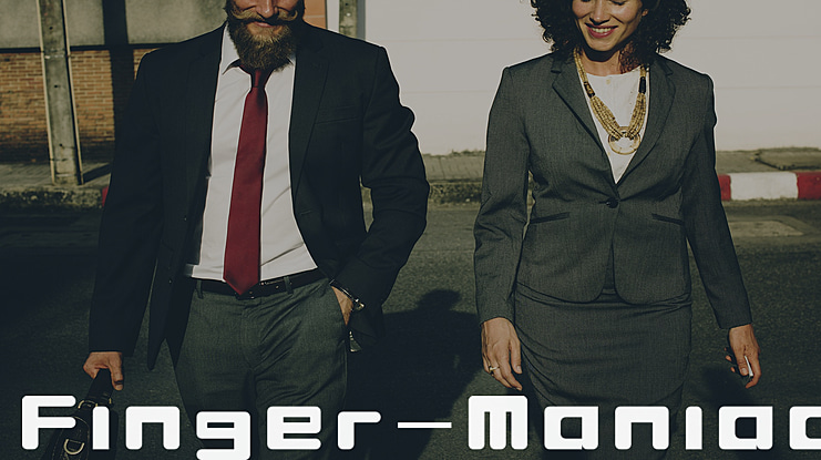 Finger-Maniac Font