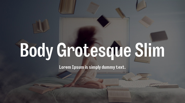Body Grotesque Slim Font Family