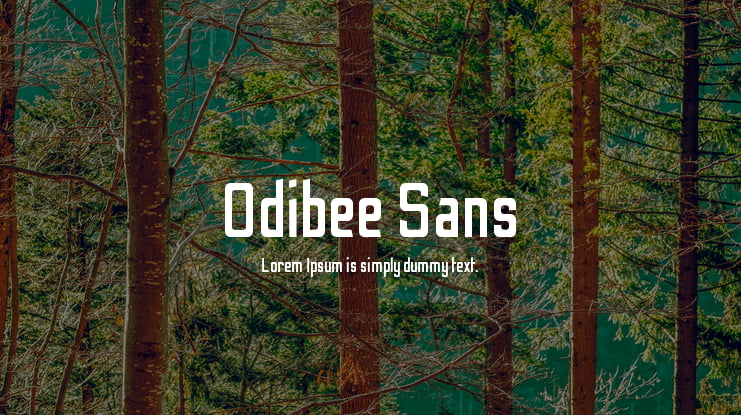 Odibee Sans Font