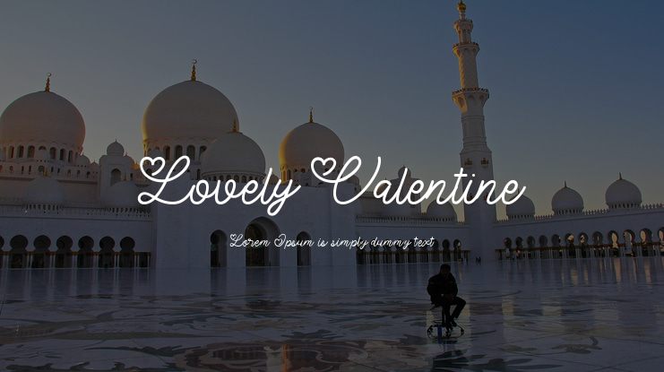 Lovely Valentine Font