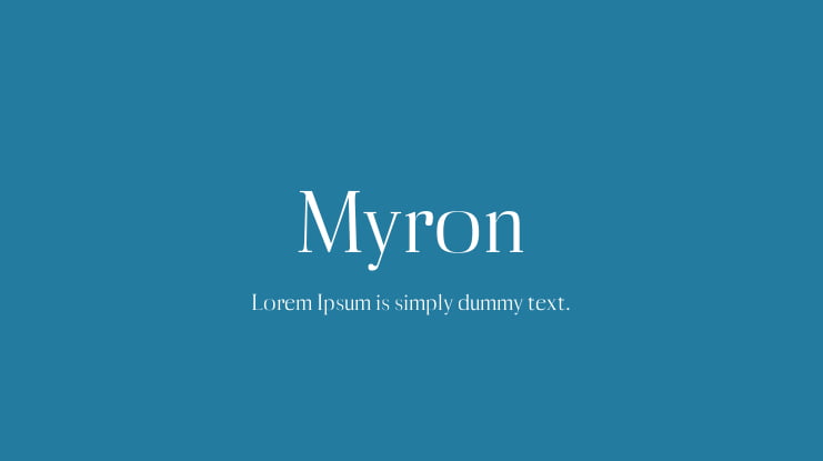 Myron Font