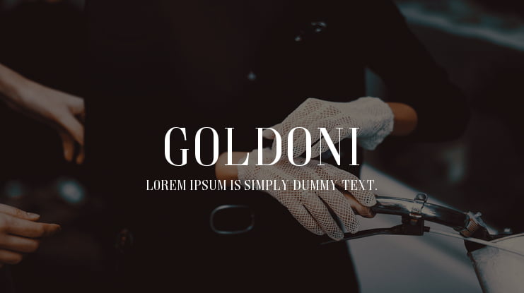 Goldoni Font