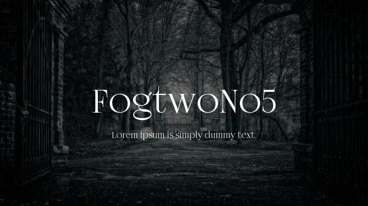 FogtwoNo5 Font