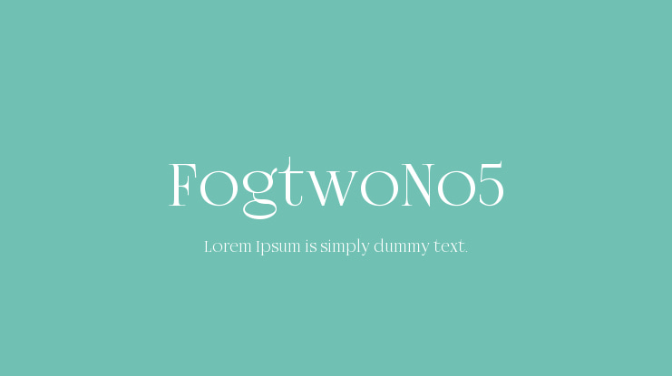 FogtwoNo5 Font