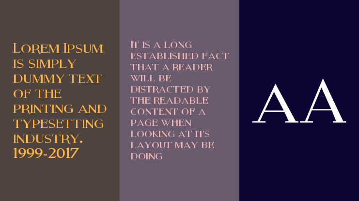 Modern Serif Font Family