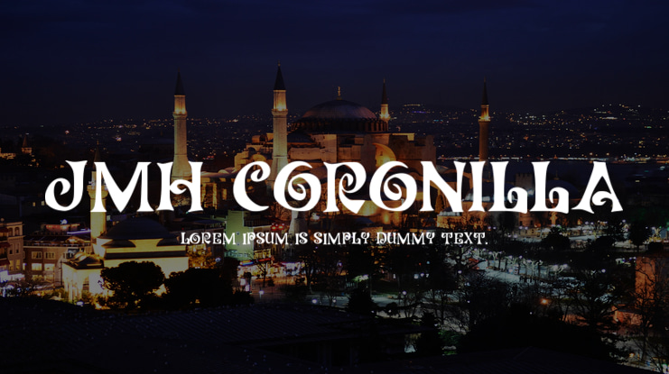 JMH Coronilla Font