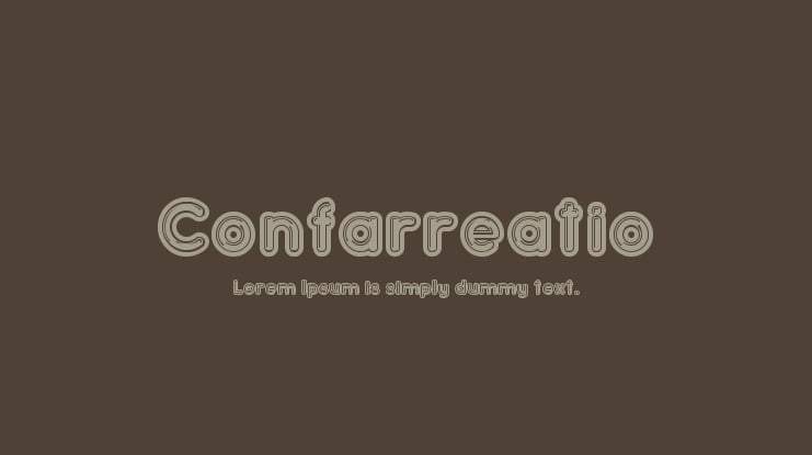 Confarreatio Font