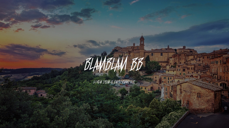 BlamBlam BB Font Family