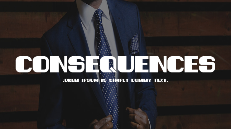 Consequences Font