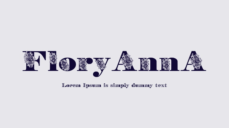 FloryAnna Font Family