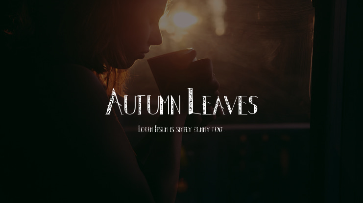 Autumn Leaves Font