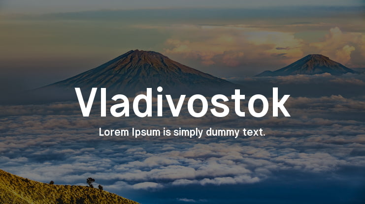 Vladivostok Font Family