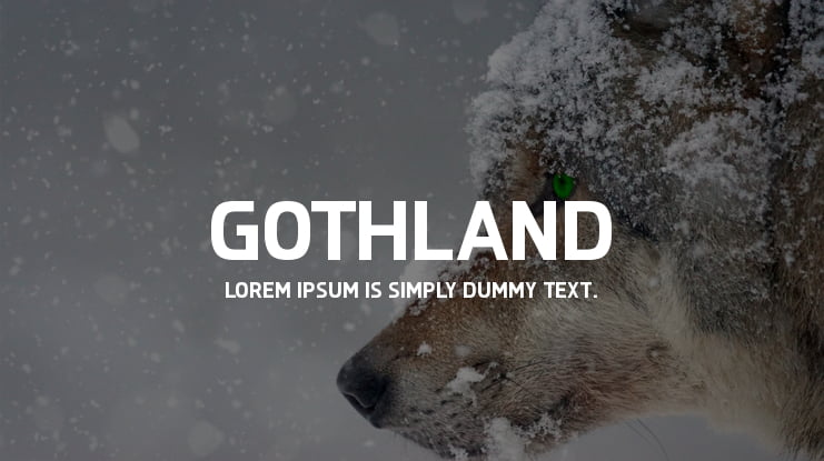 Gothland Font