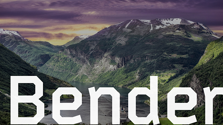 Bender Font Family