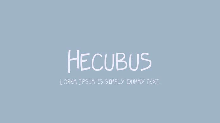 Hecubus Font