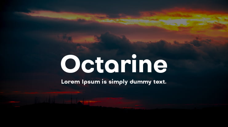 Octarine Font Family