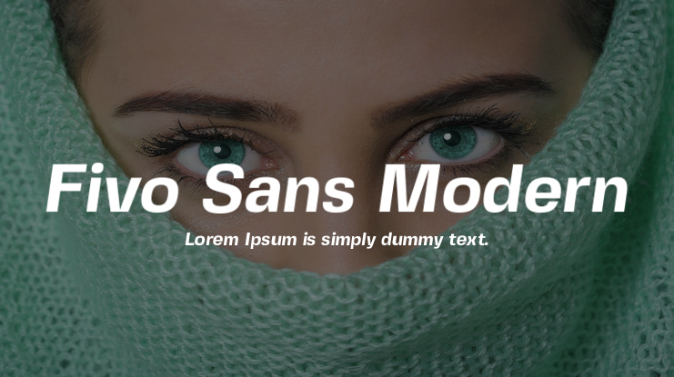 Fivo Sans Modern Font Family