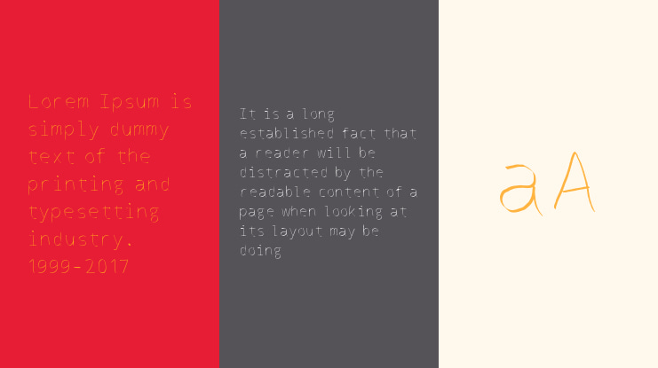 Abirhand one Font