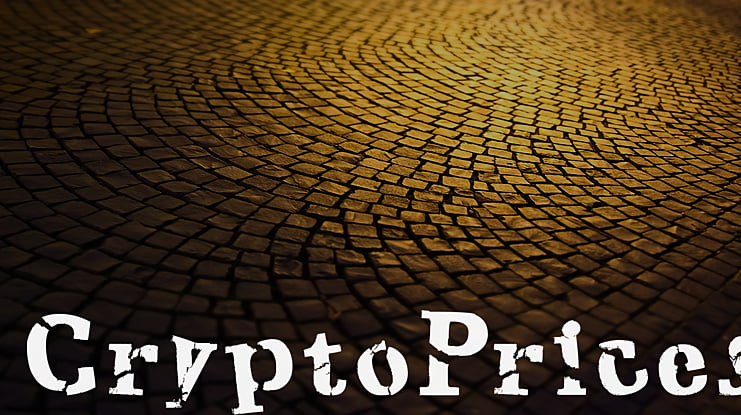 CryptoPrices Font