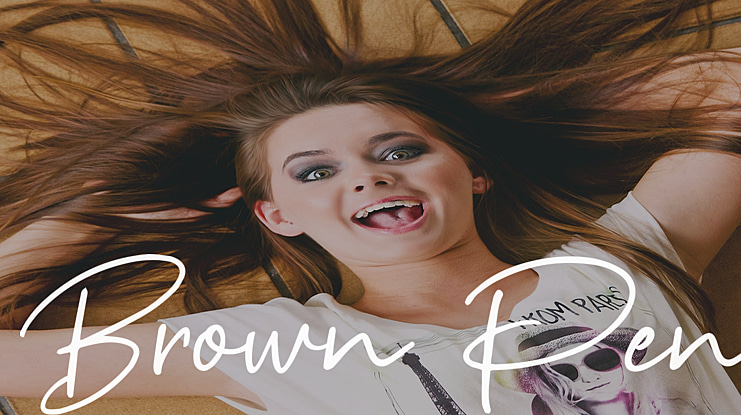Brown Pen Font