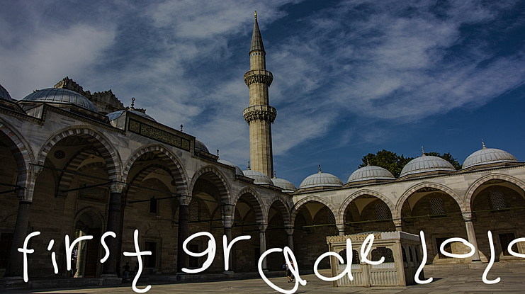 first grade lolo Font