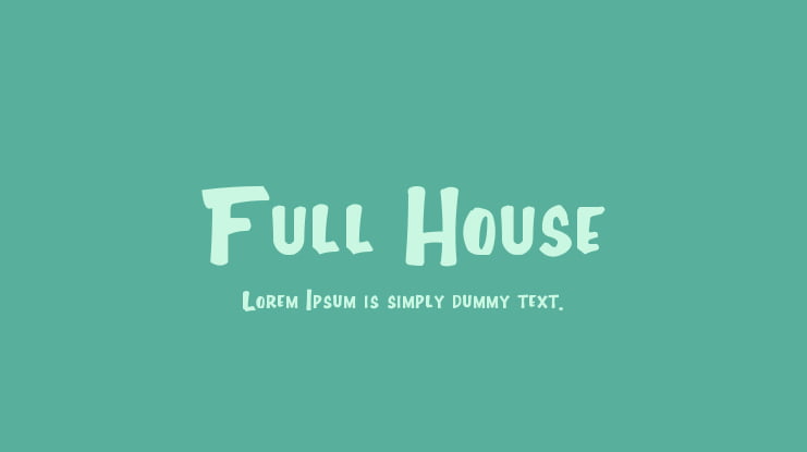 Full House Font