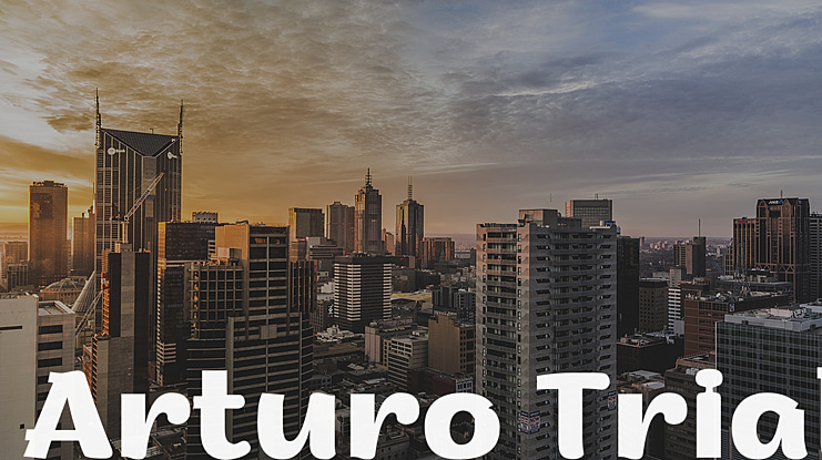 Arturo Trial Font Family