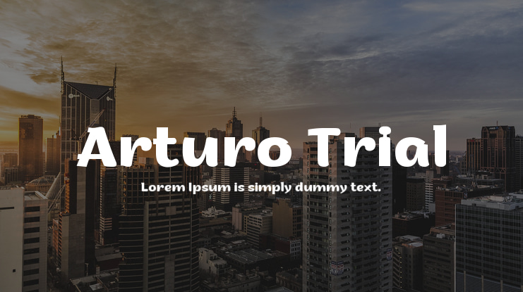 Arturo Trial Font Family