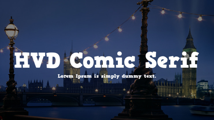 HVD Comic Serif Font
