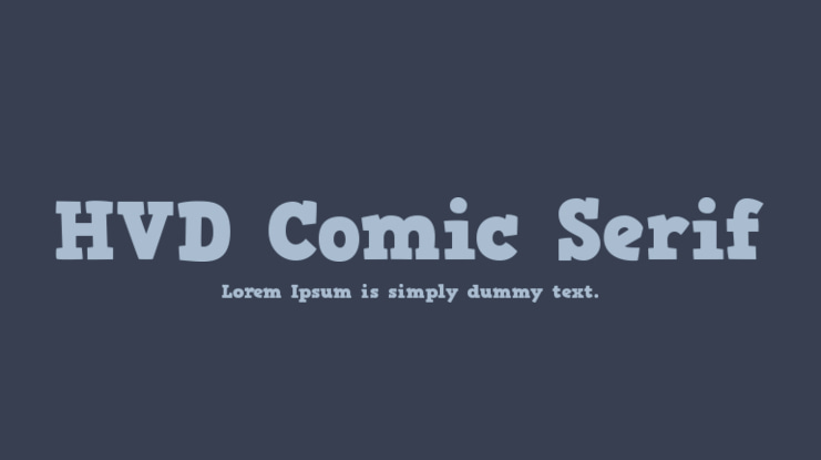 HVD Comic Serif Font