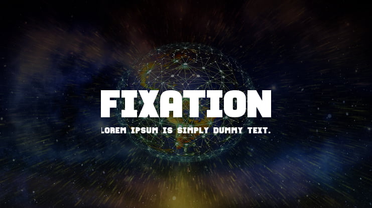 Fixation Font Family