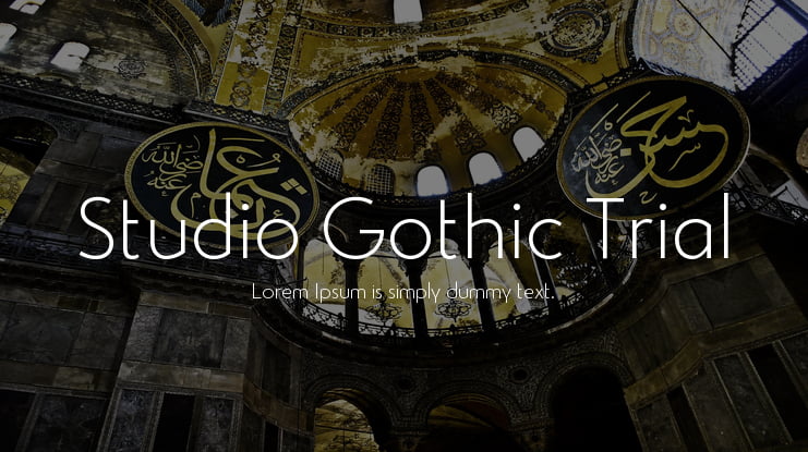 Studio Gothic Trial Font Family