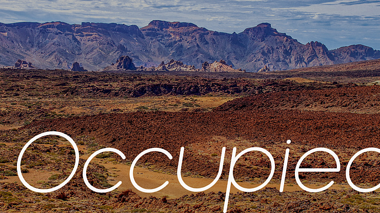 Occupied Font Family