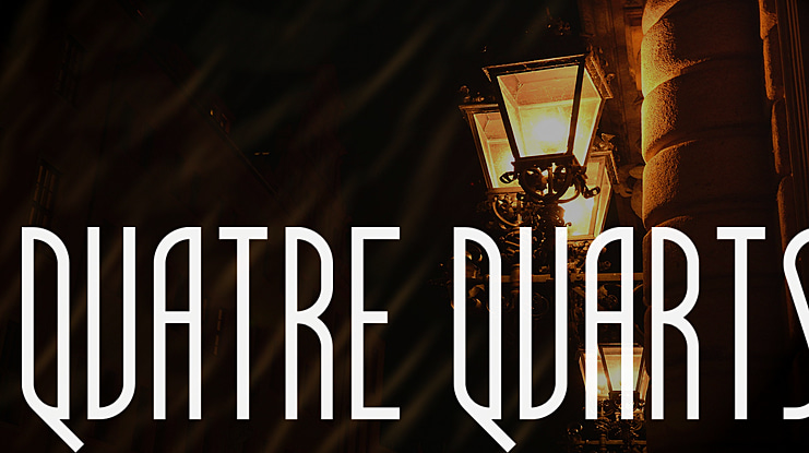 Quatre Quarts Font