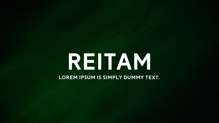 Reitam Font Family
