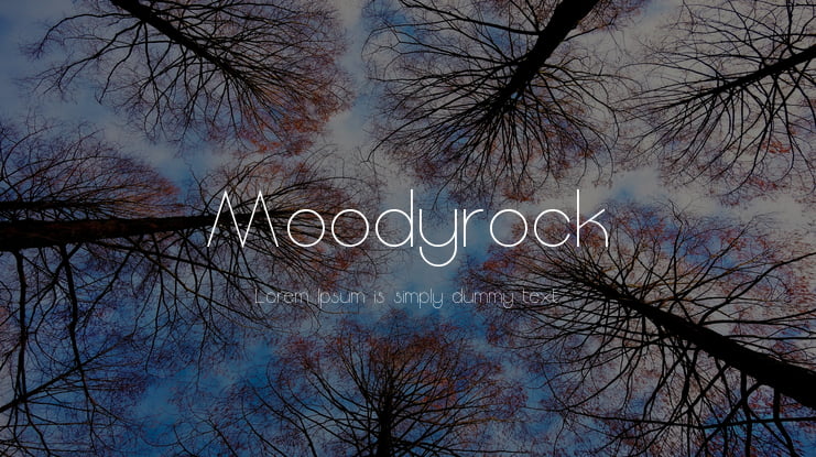 Moodyrock Font