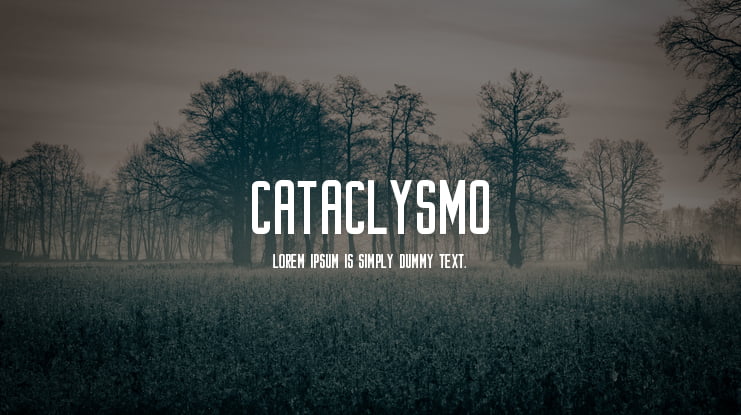 Cataclysmo Font