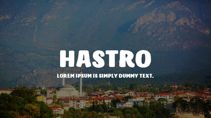 Hastro Font Family